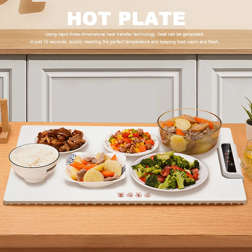 hometecqh  ™ Adjustable Electric Warming Tray Plate